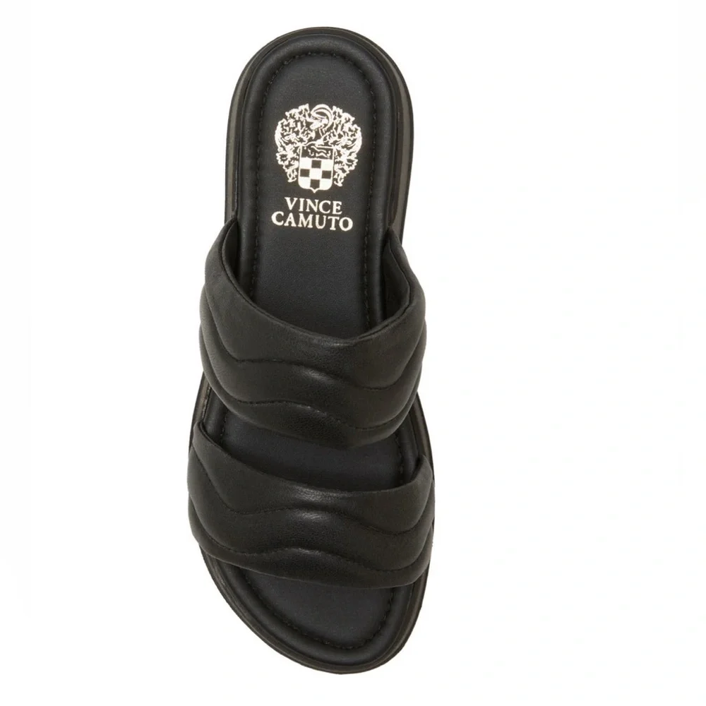Vince Camuto Sondrie Slide Puffy two strap Sandal - Picture 7 of 9